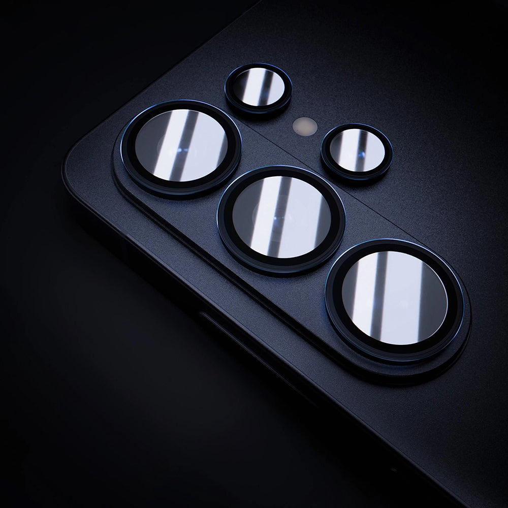 Фолио за защита на задната камера 3MK Protection за Samsung Galaxy S26 Ultra S948, Закалено стъкло, Черно