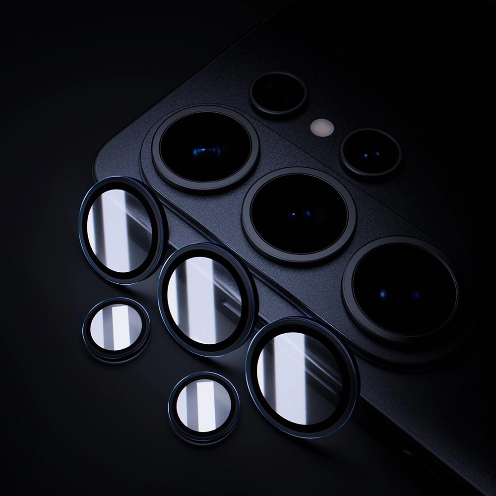 Фолио за защита на задната камера 3MK Protection за Samsung Galaxy S26 Ultra S948, Закалено стъкло, Черно