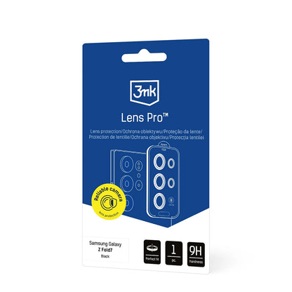 Протектор за задна камера 3MK Protection Pro за Samsung Galaxy Z Fold7 F966, закалено стъкло, прозрачен