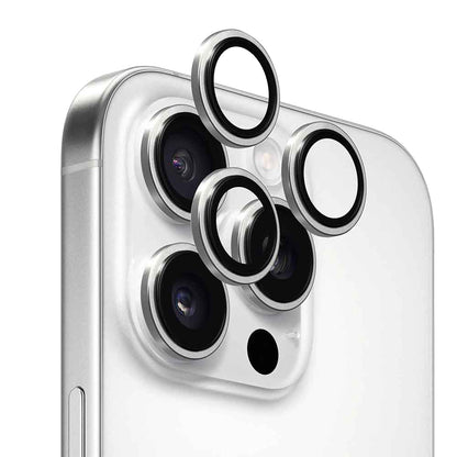 Протектор за задна камера Anank AR за Apple iPhone 16 Pro Max / 16 Pro, закалено стъкло, сребрист