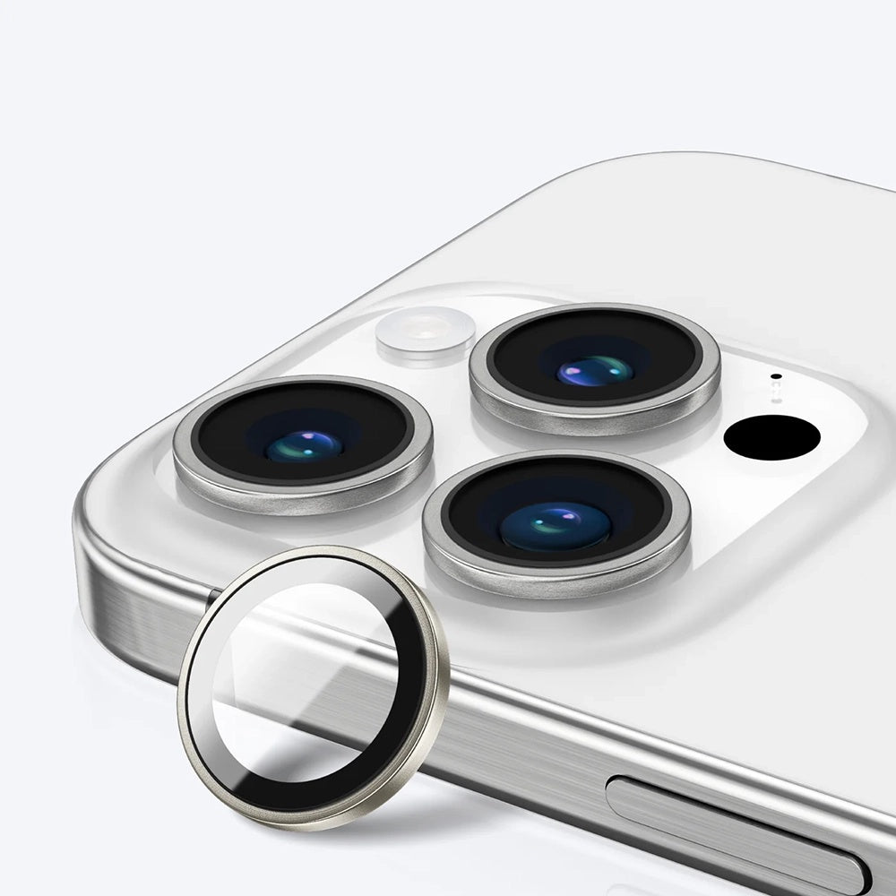 Протектор за задна камера Anank AR за Apple iPhone 16 Pro Max / 16 Pro, закалено стъкло, сребрист