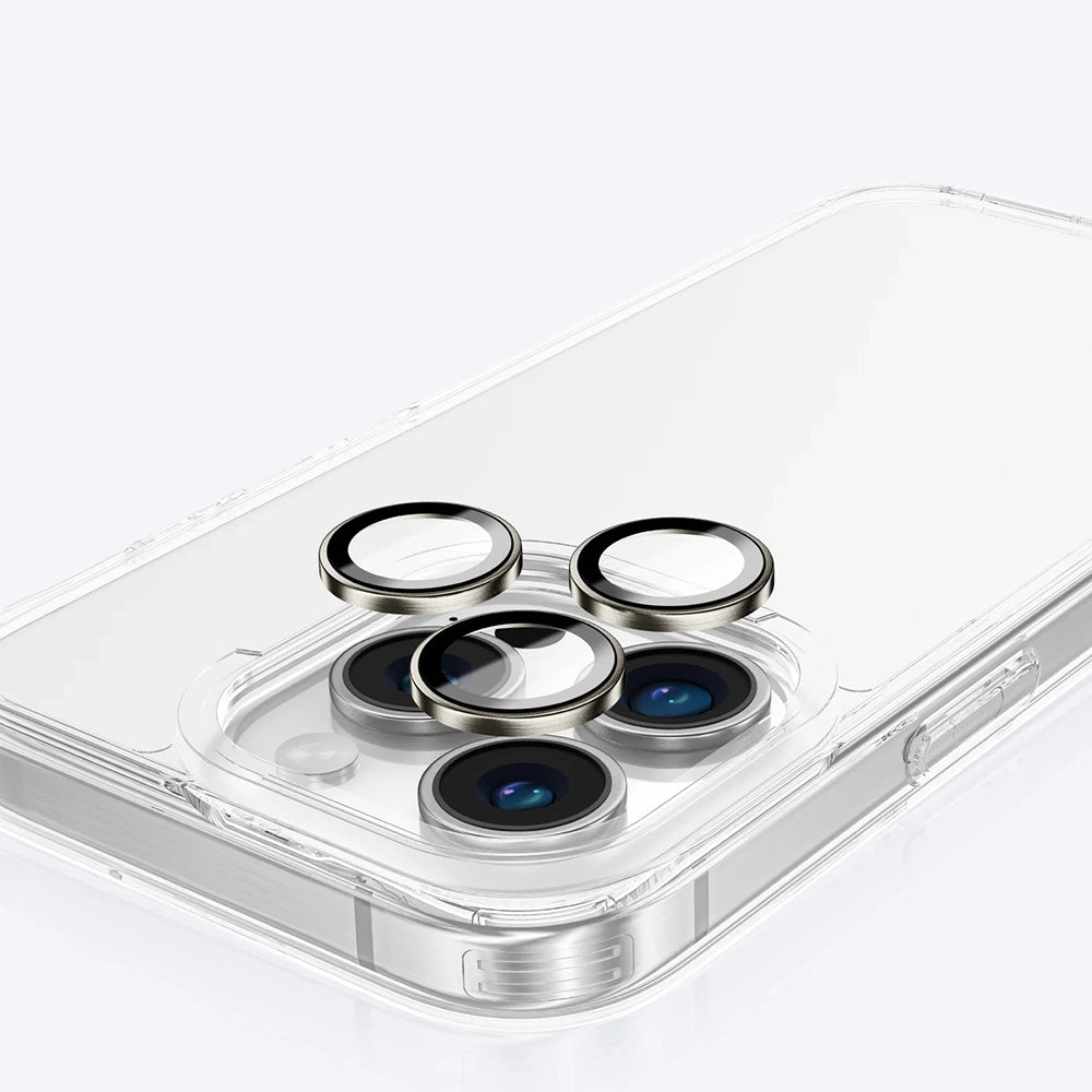 Протектор за задна камера Anank AR за Apple iPhone 16 Pro Max / 16 Pro, закалено стъкло, сребрист
