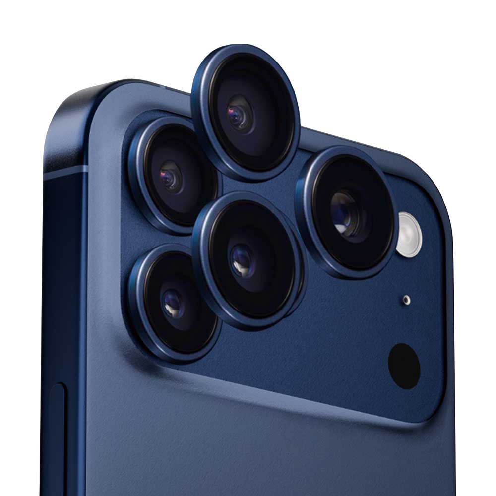 Защитно фолио Anank AR за задна камера за Apple iPhone 17 Pro Max / 17 Pro, закалено стъкло, синьо