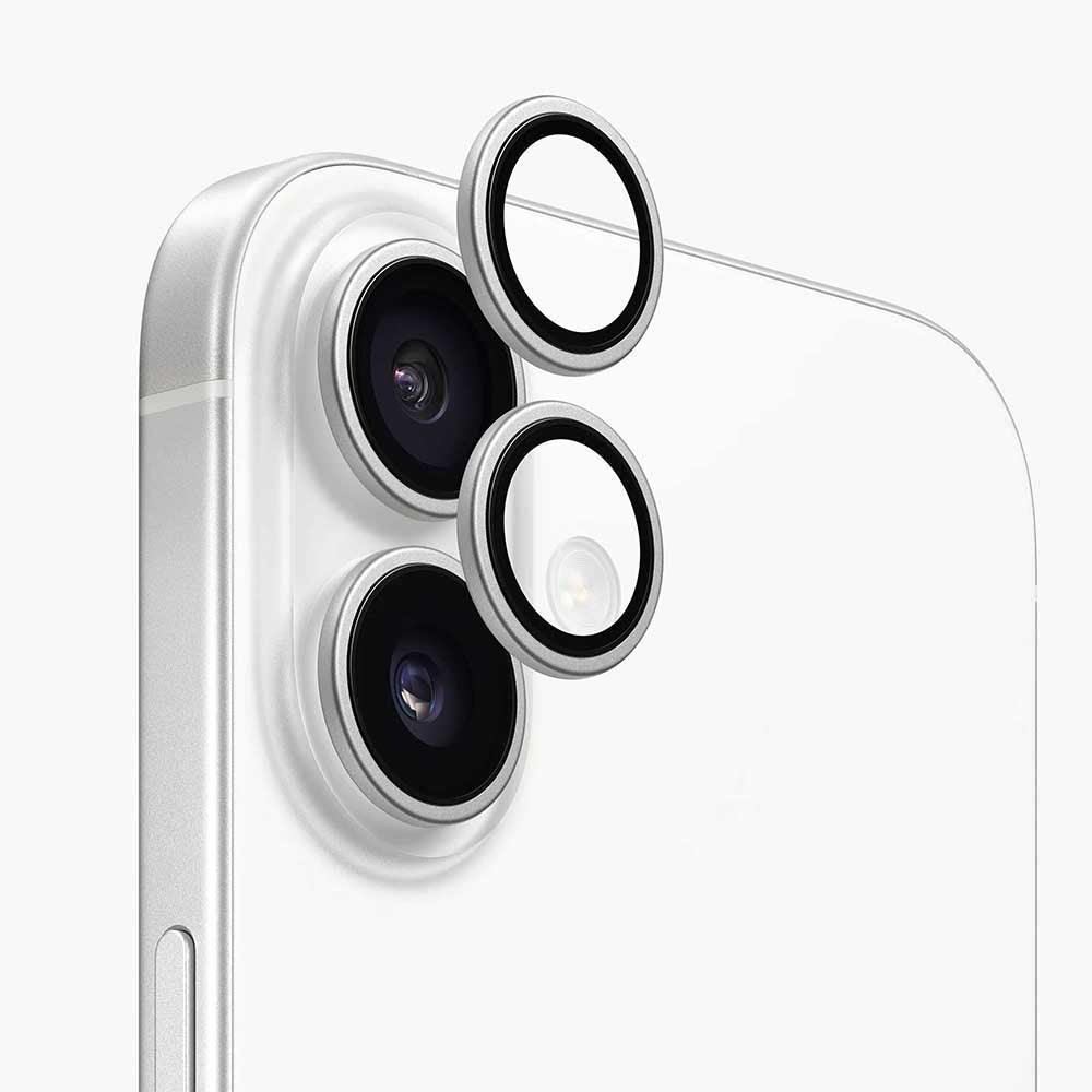 Фолио за защита на задната камера Anank AR за Apple iPhone 17, закалено стъкло, сребристо