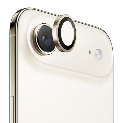 Фолио за защита на задната камера Blueo Metal Frame за Apple iPhone 17 Air, Закалено стъкло, Златисто
