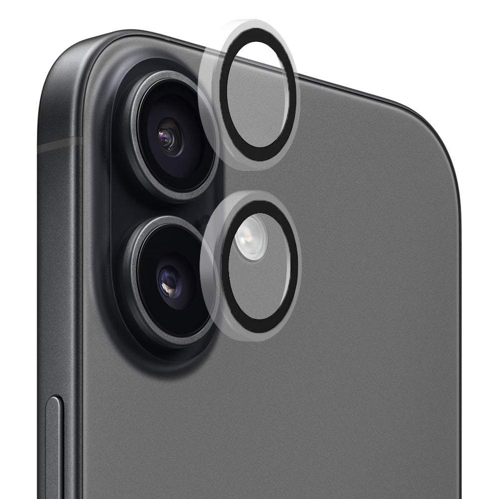 Защитно фолио Blueo Metal Frame за задна камера за Apple iPhone 17, закалено стъкло, прозрачно
