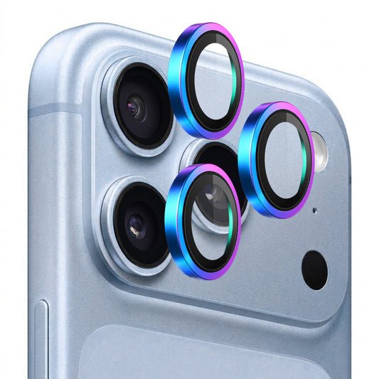 Защитно фолио за задната камера Blueo Metal Frame за Apple iPhone 18 Pro / 18 Pro Max, закалено стъкло, многоцветно