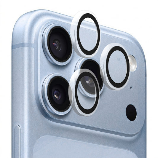 Защитно фолио за задната камера Blueo Metal Frame за Apple iPhone 18 Pro / 18 Pro Max, закалено стъкло, прозрачно