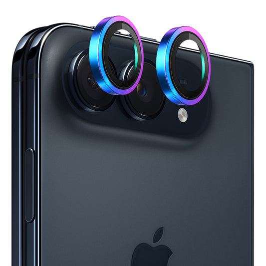 Защитно фолио за задната камера Blueo Metal Frame за Apple iPhone Duo, закалено стъкло, многоцветно
