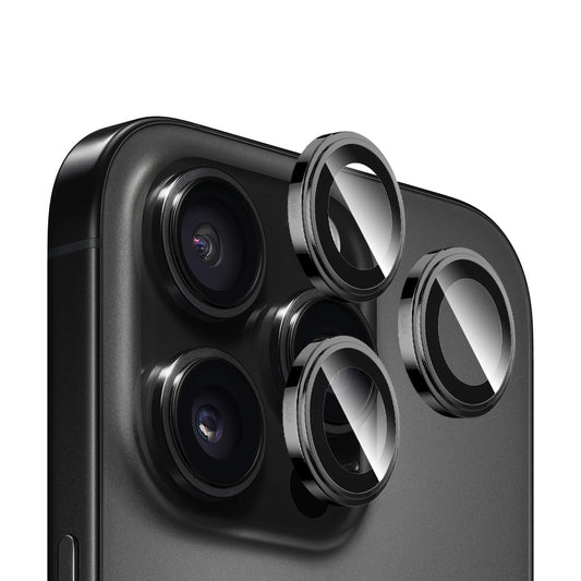 Протектор за задна камера Blueo Sapphire Crystal за Apple iPhone 14 Pro Max / 14 Pro, закалено стъкло, черен