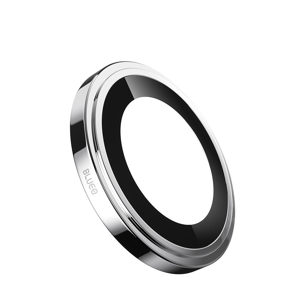 Blueo Sapphire Crystal Rear Camera Protective Film for Apple iPhone 16 Pro Max / 16 Pro, Tempered Glass, Silver