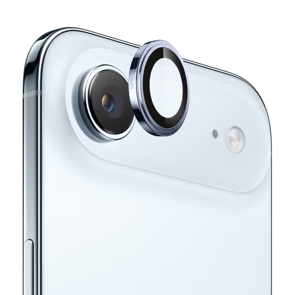 Фолио за защита на задната камера Blueo Sapphire Crystal за Apple iPhone 17 Air, Закалено стъкло, Синьо