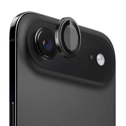 Фолио за защита на задната камера Blueo Sapphire Crystal за Apple iPhone 17 Air, Закалено стъкло, Черно