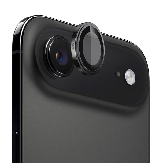 Фолио за защита на задната камера Blueo Sapphire Crystal за Apple iPhone 17 Air, Закалено стъкло, Черно