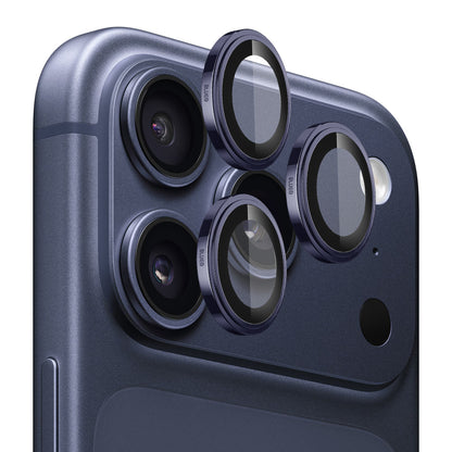 Фолио за защита на задната камера Blueo Sapphire Crystal за Apple iPhone 17 Pro Max / 17 Pro, Закалено стъкло, Синьо