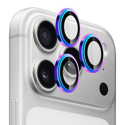 Защитно фолио Blueo Sapphire Crystal за задна камера за Apple iPhone 17 Pro Max / 17 Pro, закалено стъкло, многоцветно