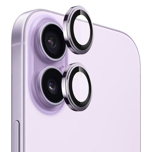 Фолио за защита на задната камера Blueo Sapphire Crystal за Apple iPhone 17, Закалено стъкло, Лилаво
