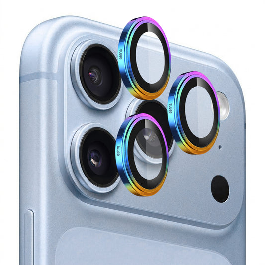Защитно фолио за задната камера Blueo Sapphire Crystal за Apple iPhone 18 Pro / 18 Pro Max, закалено стъкло, многоцветно