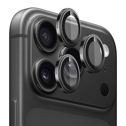 Защитно фолио за задната камера Blueo Sapphire Crystal за Apple iPhone 18 Pro / 18 Pro Max, закалено стъкло, черно
