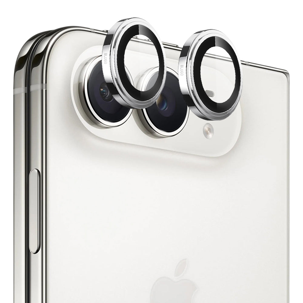 Защитно фолио за задната камера Blueo Sapphire Crystal за Apple iPhone Duo, закалено стъкло, сребристо