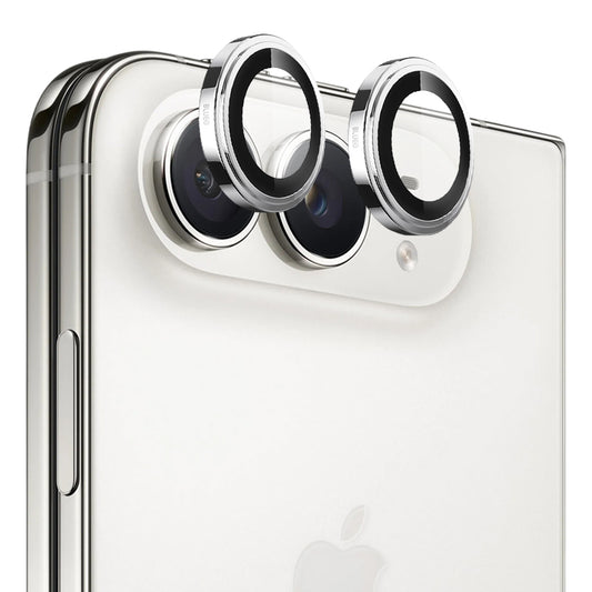Защитно фолио за задната камера Blueo Sapphire Crystal за Apple iPhone Duo, закалено стъкло, сребристо