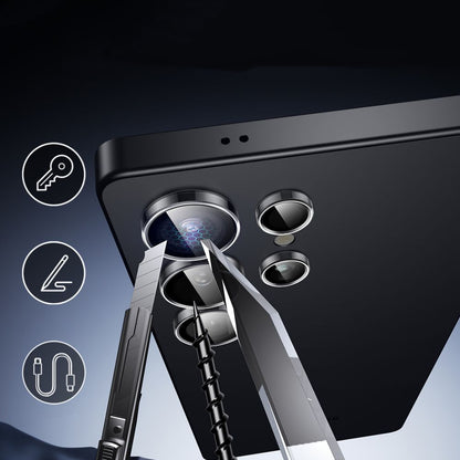 Фолио за защита на задната камера ESR Armorite за Samsung Galaxy S25 Ultra S938, закалено стъкло, прозрачно