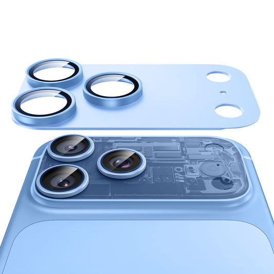 Протектор за задна камера ESR Armorite Pro за Apple iPhone 18 Pro Max, закалено стъкло, синьо