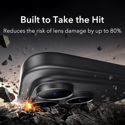 Протектор за задна камера ESR Armorite Pro за Apple iPhone 18 Pro Max, закалено стъкло, черен
