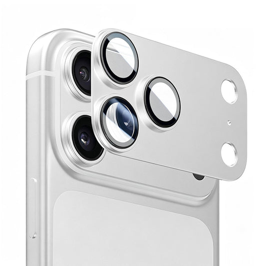 Протектор за задна камера Lito Crown Halo AR + AF за Apple iPhone 18 Pro Max, закалено стъкло, сребрист