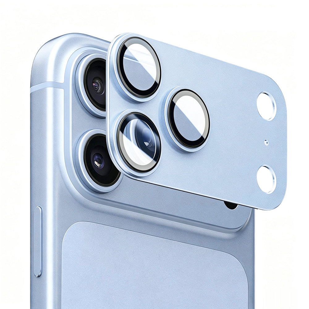 Протектор за задна камера Lito Crown Halo AR + AF за Apple iPhone 18 Pro, закалено стъкло, синьо