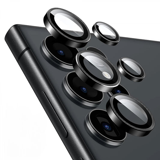 Защитно фолио Lito S+ за задна камера за Samsung Galaxy S26 Ultra, закалено стъкло, черно