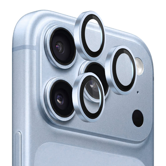 Протектор за задна камера Lito Titanium AR за Apple iPhone 18 Pro / 18 Pro Max, закалено стъкло, синьо