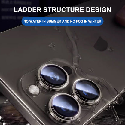 Протектор за задна камера Lito Titanium AR за Apple iPhone 18 Pro / 18 Pro Max, закалено стъкло, синьо