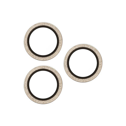 Защитно фолио за задна камера PanzerGlass Hoops Glitter за Apple iPhone 17 Pro Max / 17 Pro / 16 Pro Max / 16 Pro, Закалено стъкло, Златисто