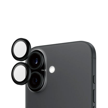 Защитно фолио за задна камера PanzerGlass Hoops за Apple iPhone 16 Plus / 16, закалено стъкло, черно