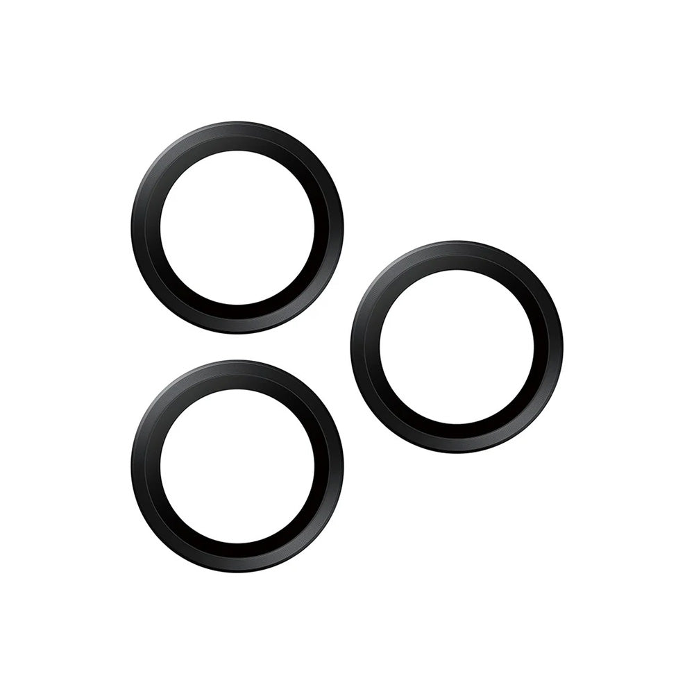 Защитно фолио за задна камера PanzerGlass Hoops за Apple iPhone 17 Pro Max / 17 Pro / 16 Pro Max / 16 Pro, Закалено стъкло, Черно