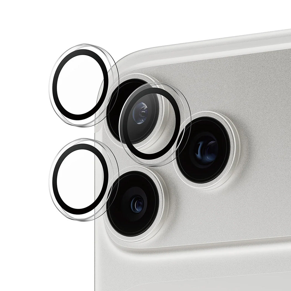 Защитно фолио за задна камера PanzerGlass Hoops за Apple iPhone 17 Pro, Закалено стъкло, Прозрачно