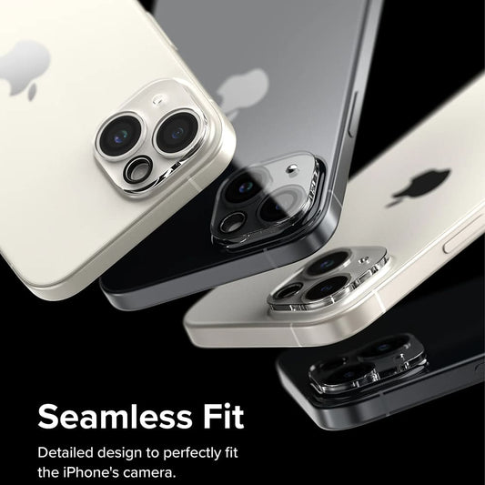 Ringke Rear Camera Protection Film for Apple iPhone 15 Plus / 15, Tempered Glass, Set of 2 Pieces, Transparent