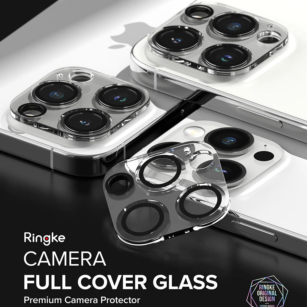 Ringke Back Camera Protection Film for Apple iPhone 15 Pro Max, Tempered Glass, Set of 2 pieces, Transparent