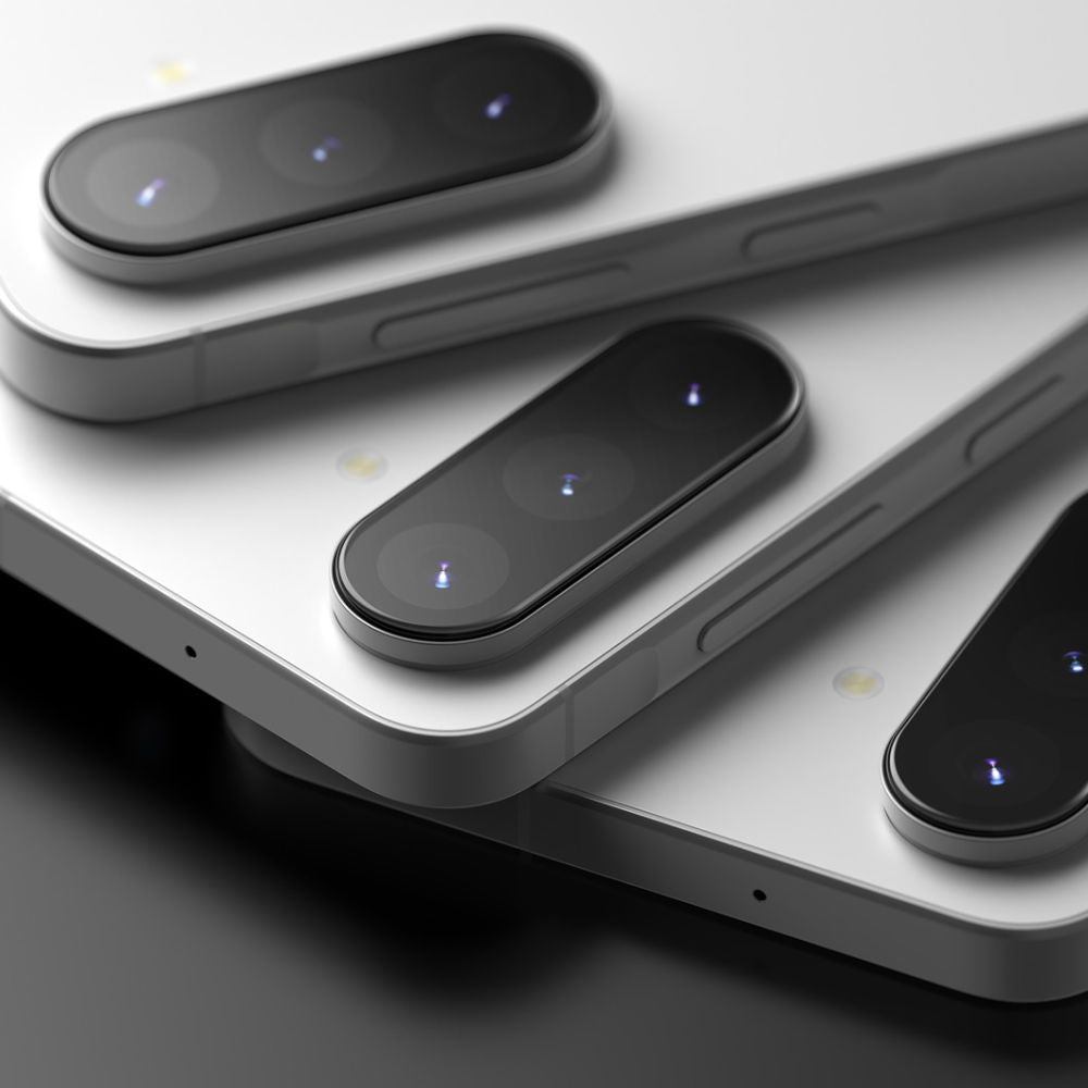 Ringke Rear Camera Protection Film for Samsung Galaxy A56 A566, Tempered Glass, Set of 2 Pieces, Black