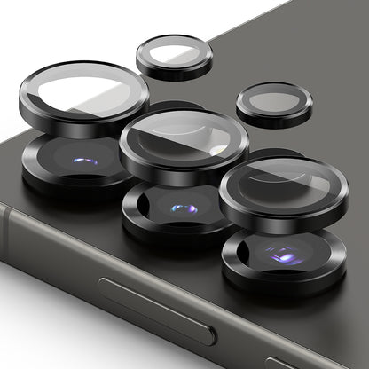 Фолио за защита на задната камера Ringke за Samsung Galaxy S25 Ultra S938, закалено стъкло, черно.