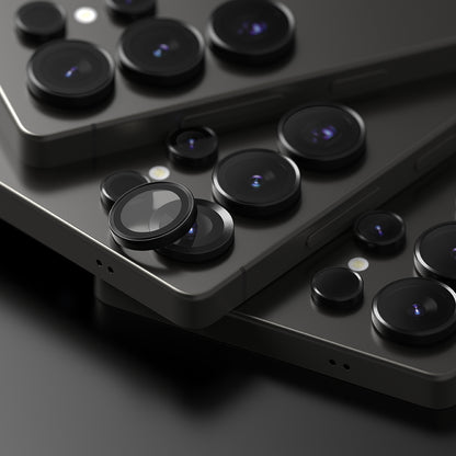 Фолио за защита на задната камера Ringke за Samsung Galaxy S25 Ultra S938, закалено стъкло, черно.