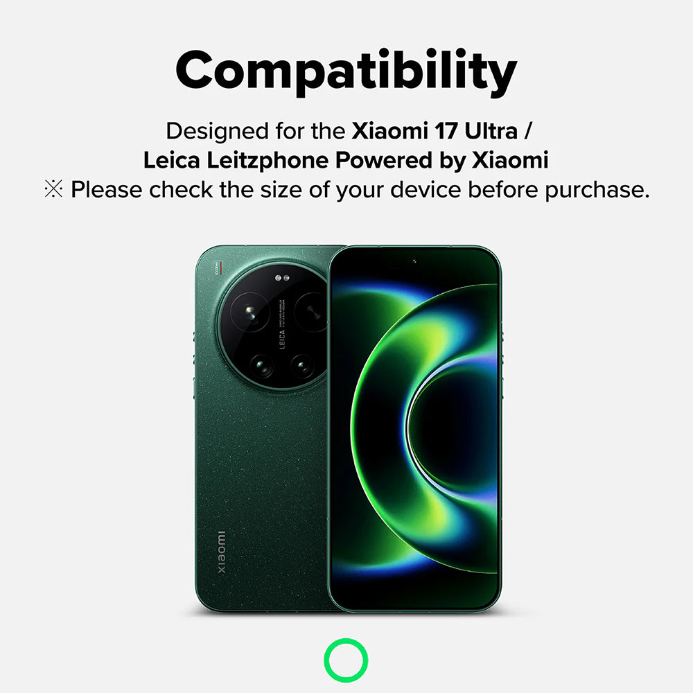 Протектор за задна камера Ringke за Xiaomi 17 Ultra, закалено стъкло, комплект от 2 броя, прозрачен