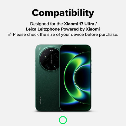 Протектор за задна камера Ringke за Xiaomi 17 Ultra, закалено стъкло, комплект от 2 броя, прозрачен