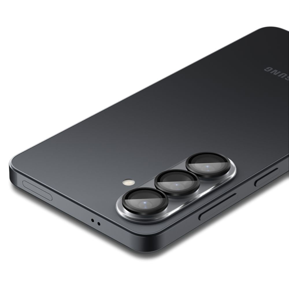 Защитно фолио за задна камера Spigen GlastR EZ FIT Optik Pro HD за Samsung Galaxy S26 Plus S947, закалено стъкло, комплект от 2 броя, черно.