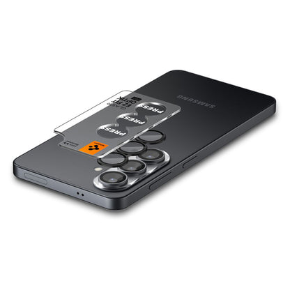 Защитно фолио за задна камера Spigen GlastR EZ FIT Optik Pro HD за Samsung Galaxy S26 S942, закалено стъкло, комплект от 2 броя, черно AGL11099