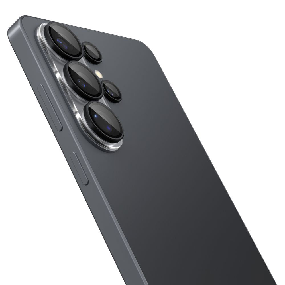 Rear Camera Protection Film Spigen GlastR EZ FIT Optik Pro HD for Samsung Galaxy S26 Ultra S948, Tempered Glass, Set of 2 pieces, Black