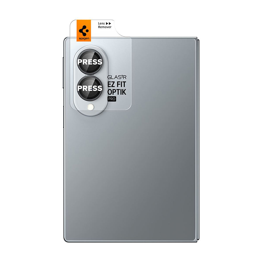 Протектор за задна камера Spigen GlastR EZ FIT Optik Pro HD за Samsung Galaxy Z Fold8 F971, закалено стъкло, комплект от 2 броя, черен AGL11944