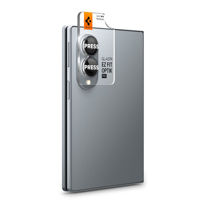 Протектор за задна камера Spigen GlastR EZ FIT Optik Pro HD за Samsung Galaxy Z Fold8 F971, закалено стъкло, комплект от 2 броя, черен AGL11944