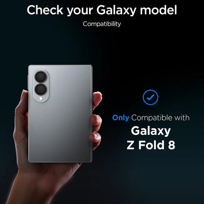 Протектор за задна камера Spigen GlastR EZ FIT Optik Pro HD за Samsung Galaxy Z Fold8 F971, закалено стъкло, комплект от 2 броя, черен AGL11944